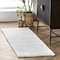 Nuloom Layne Soft Silky Faux Rabbit Fur Area Rug 2ft 6in x 8ft HJFR01A-2608 - alternate 1